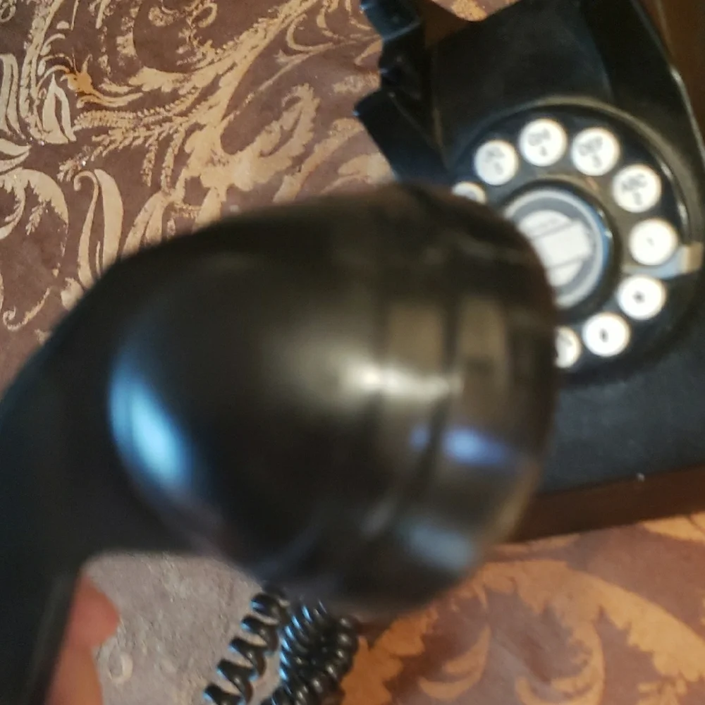 Restoration Hardware Black Vintage Telephone